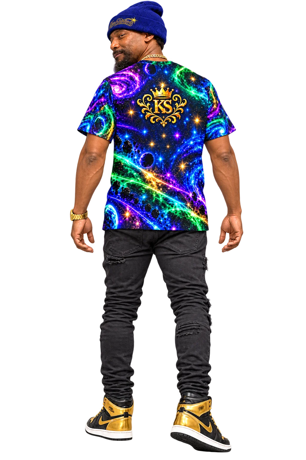 KeepShining Cosmic Royalty All-Over Tee product image (4)