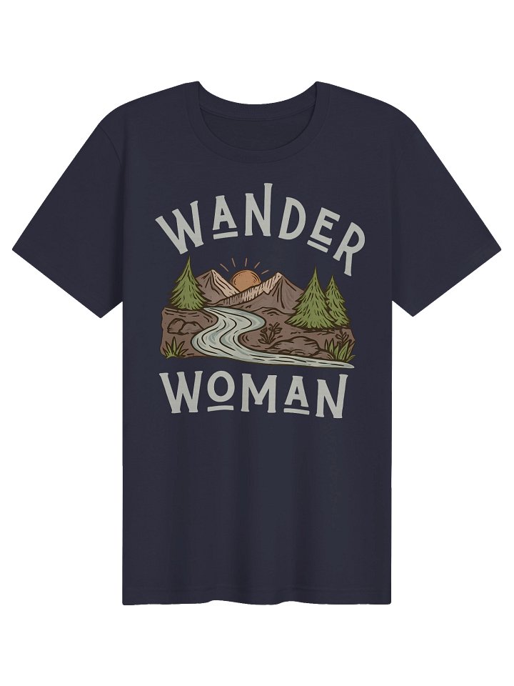 Wander Woman Retro Outdoor Hiking Tee product image (3)
