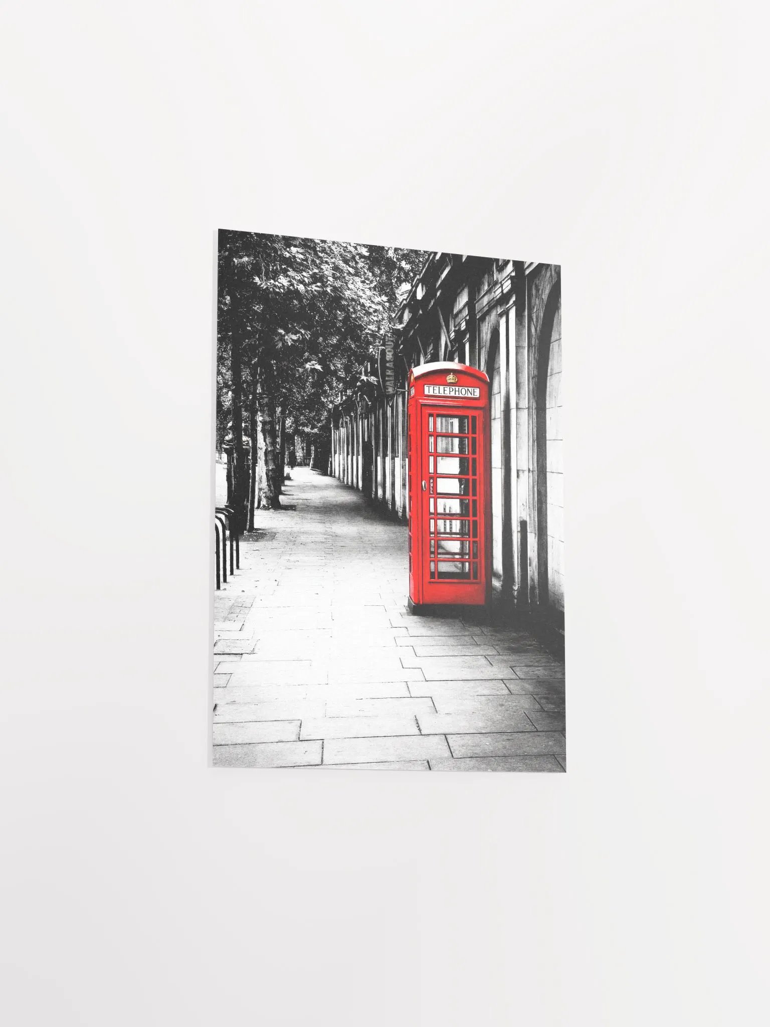 London Calling – Red British Telephone Box Studio Art Print product image (3)