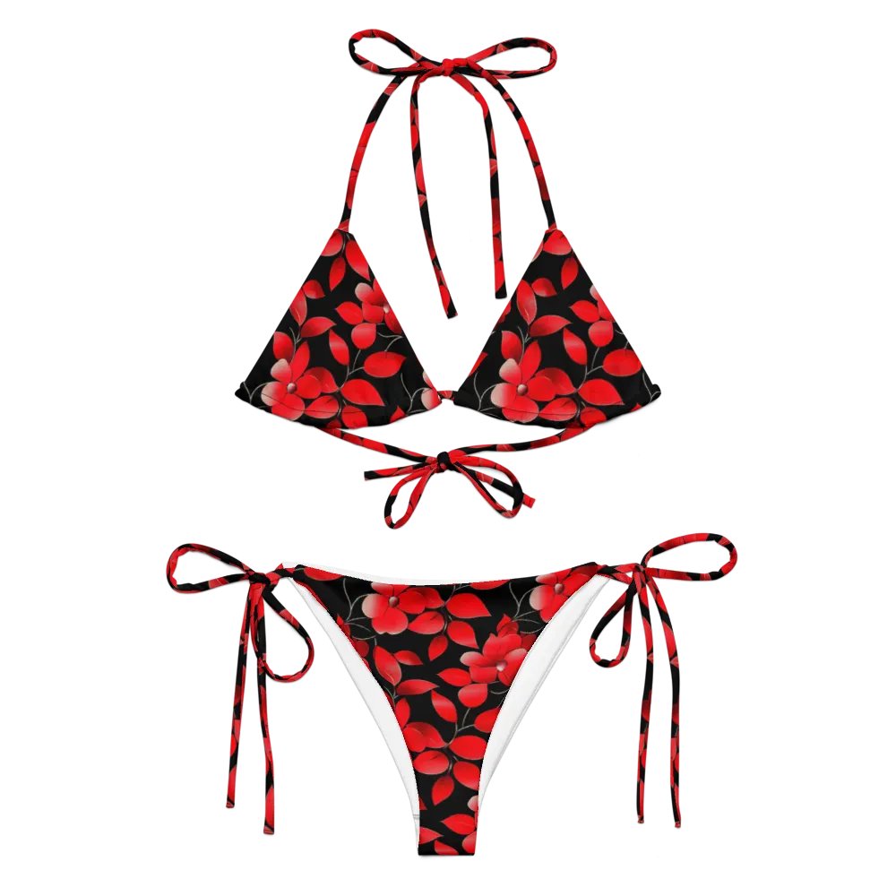 Crimson Blossom Bikini Set product image (1)