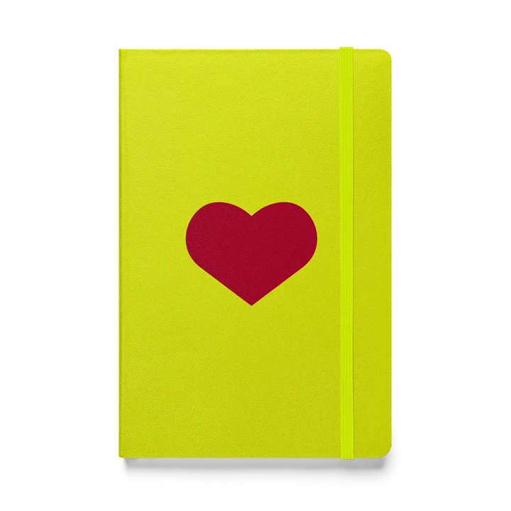 Hardcover Bound Notebook | JournalBook (Heart) product image (2)