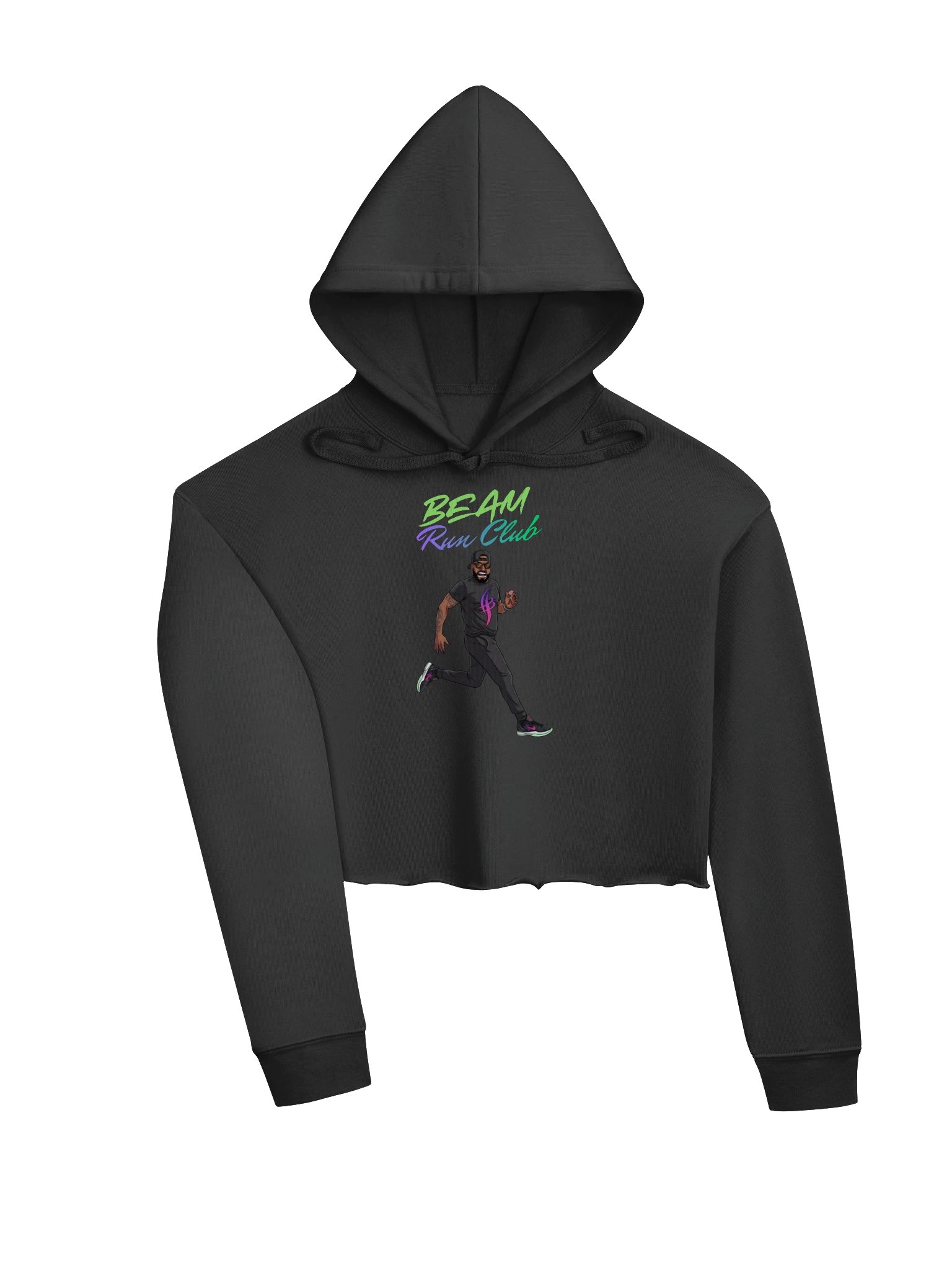 BEAM RUN CLUB CROPPED HOODIE product image (3)