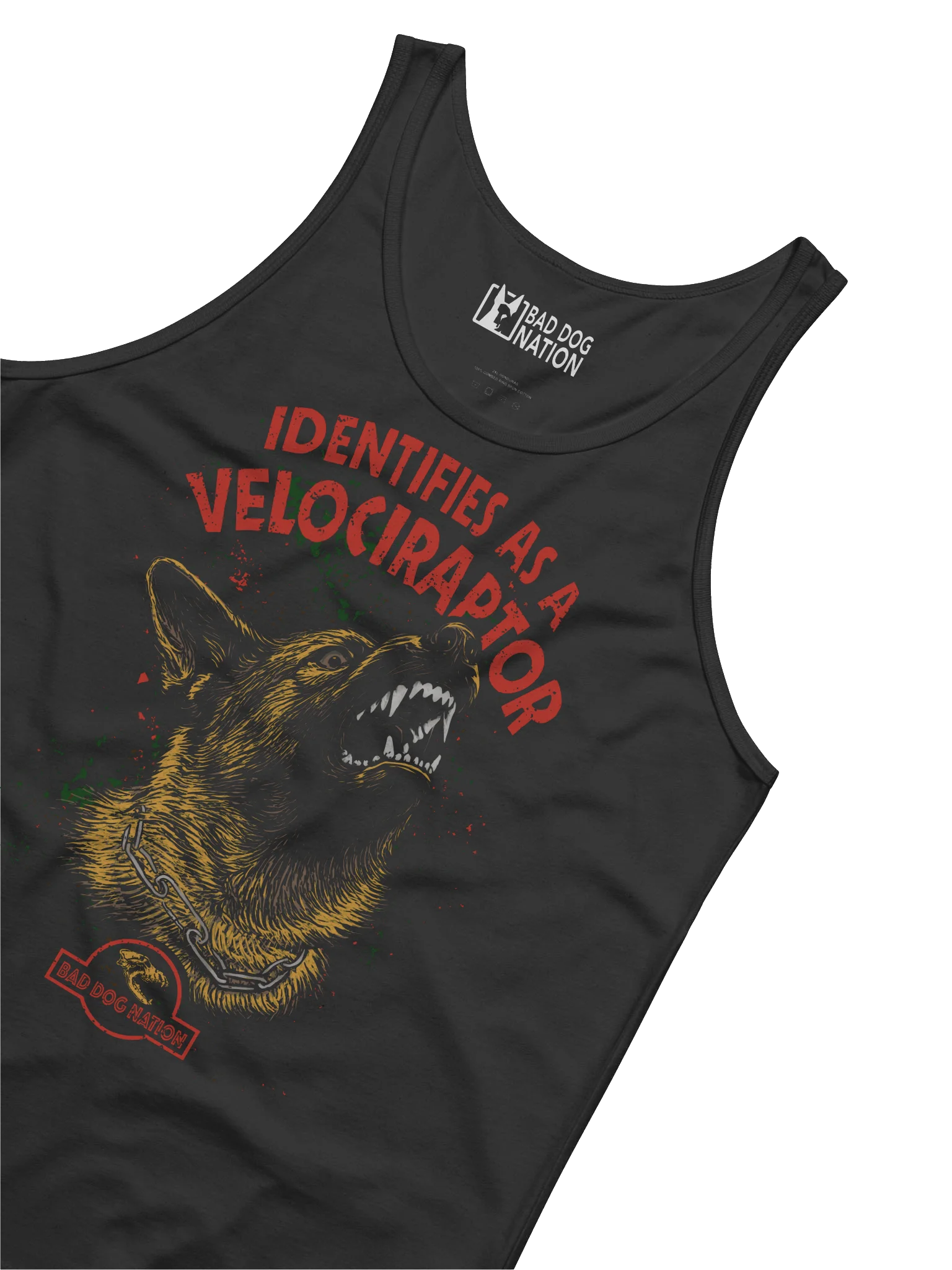 Identifies as a velociraptor - Premium Unisex Tank Top product image (3)