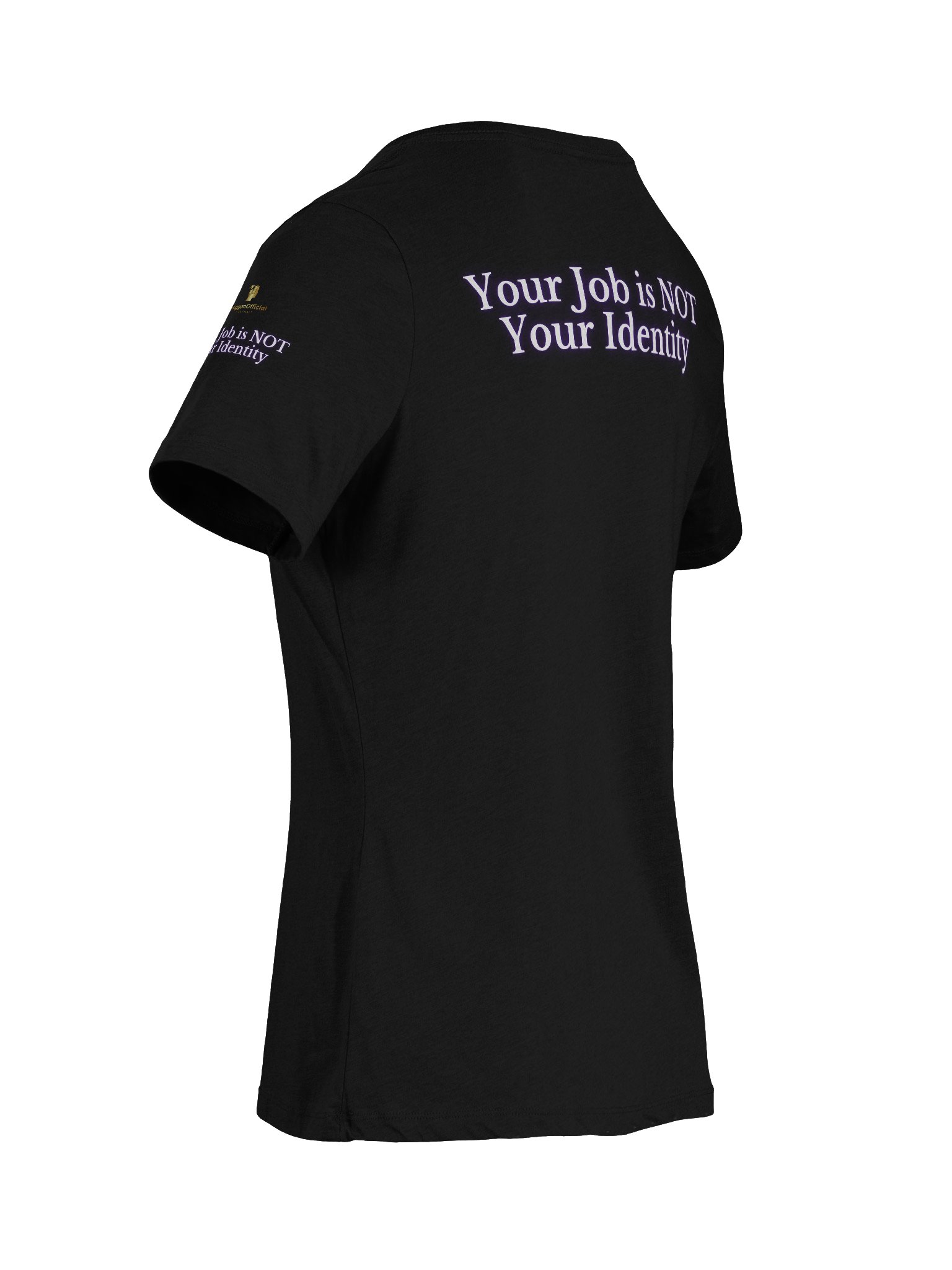 WigganOfficial Your Job Is NOT Your Identity Women's Relaxed V-Neck T-Shirt product image (9)