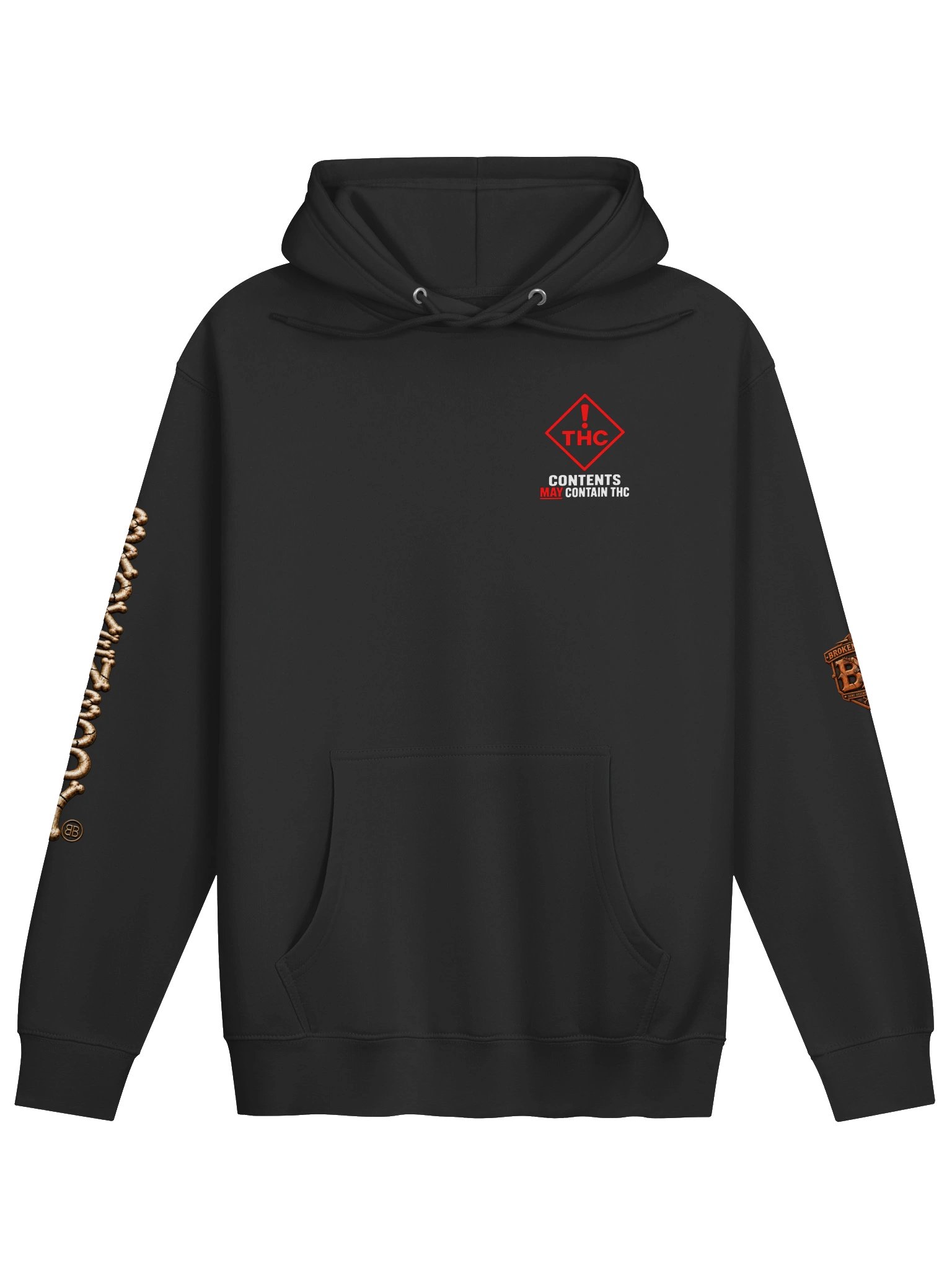 BROKEN BODY™ — SMALL BITE. BIG JOURNEY. — PULLOVER HOODIE product image (2)