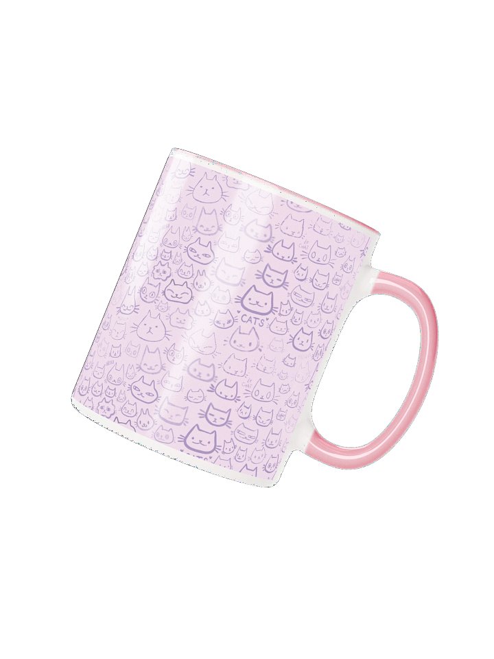 Many Cat Faces Ceramic Mug product image (2)