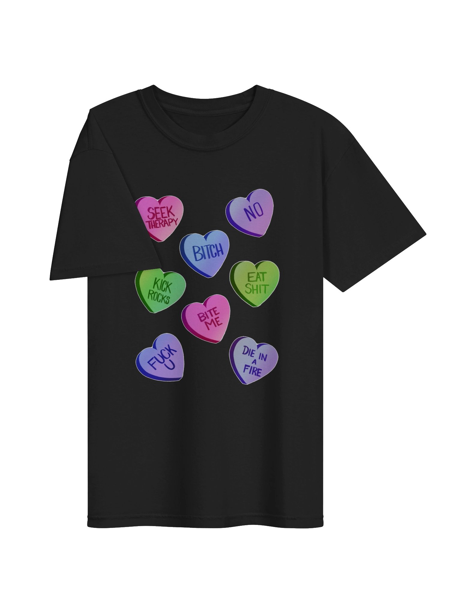 Cunt-versation Hearts || Unisex T-Shirt product image (3)