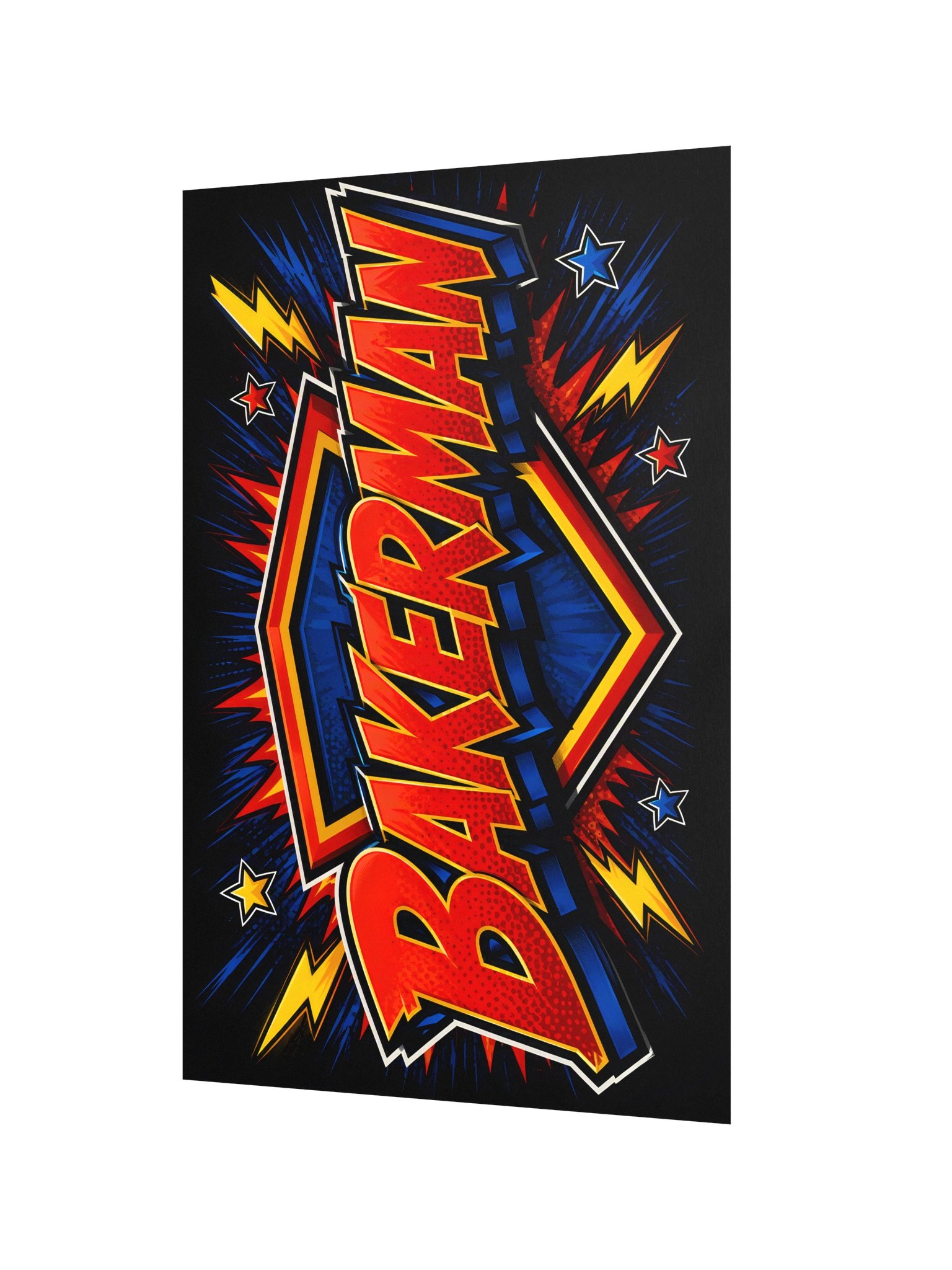 BakerMan Comic Pop Art Poster product image (2)