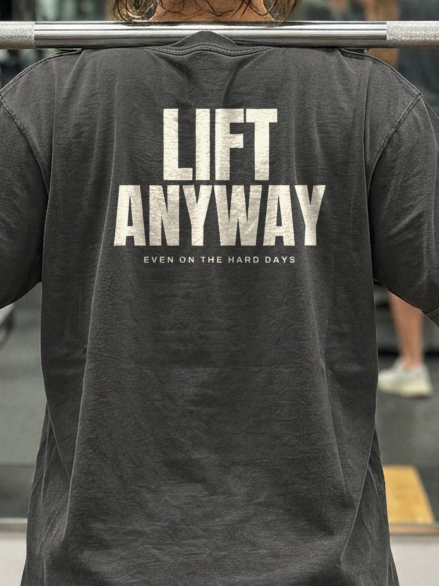 Lift Anyway Oversized Gym Tee | Pump Cover product image (4)