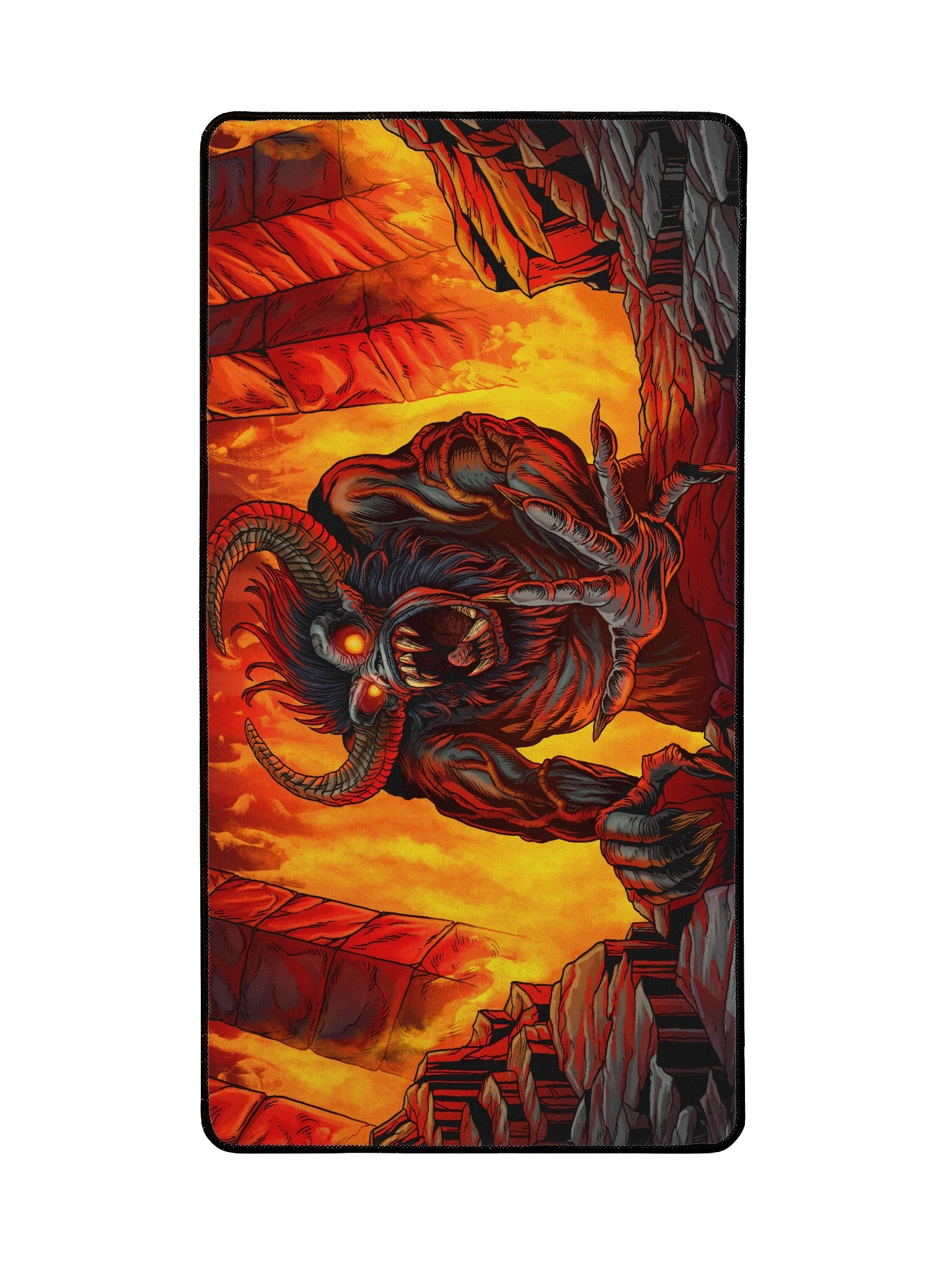 'Firedweller' Hand Drawn Playmat by DarkSideTokens! product image (2)