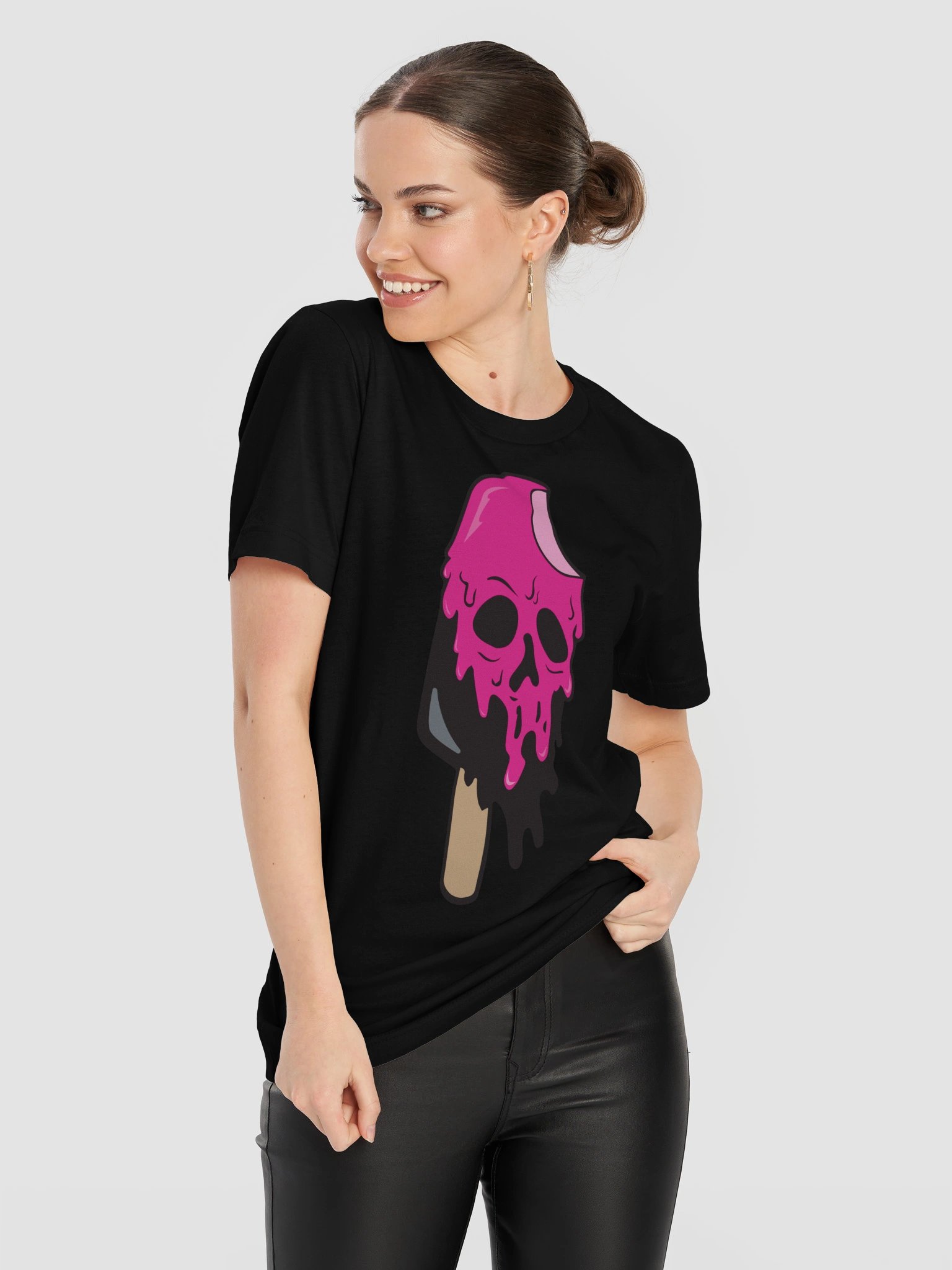 Pink Drip Skull Popsicle Tee product image (11)