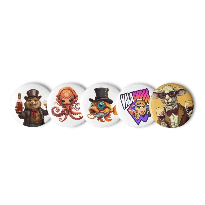 ValaShibbs Mascot Buttons product image (2)