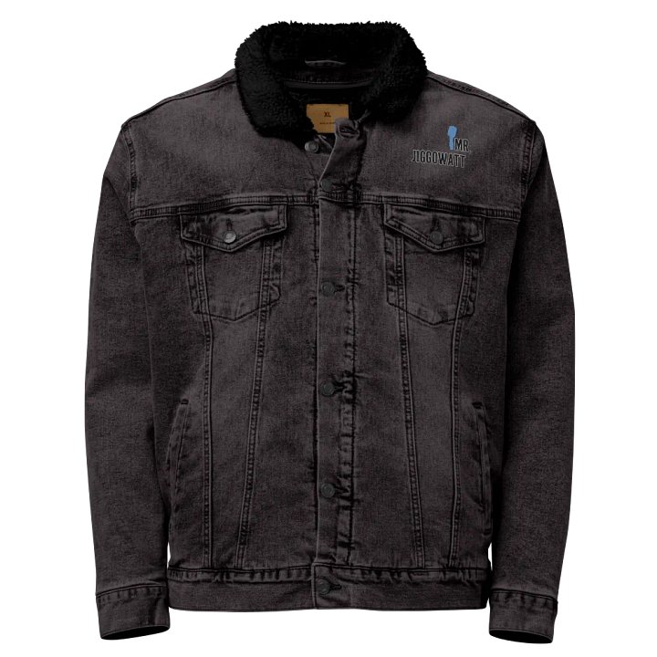 Mr. Jiggowatt Embroidered Unisex Sherpa Denim Jacket product image (1)