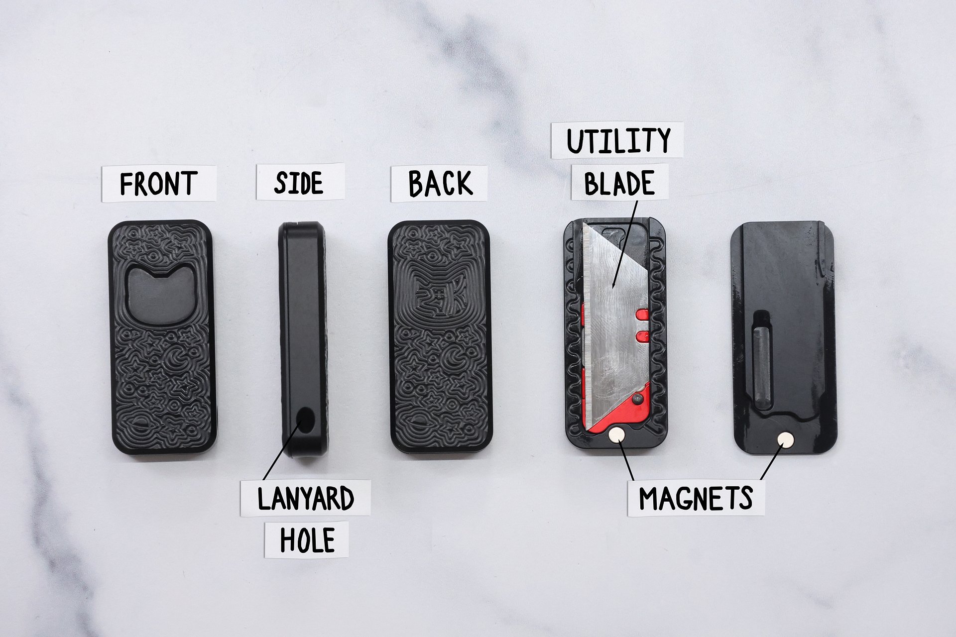 Evan and Katelyn Fidget Blade Box Opener - Purple Special Edition product image (6)