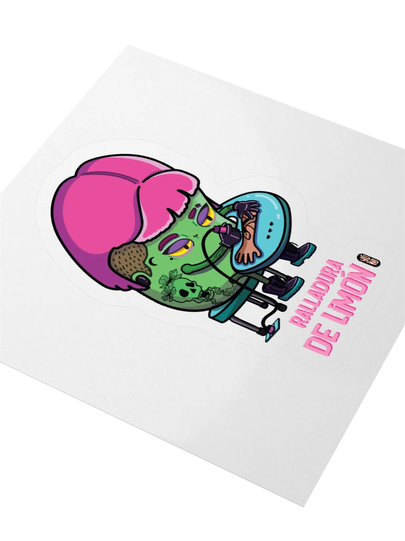 Ralladura de Limón - Sticker (Kiss Cut) product image (3)