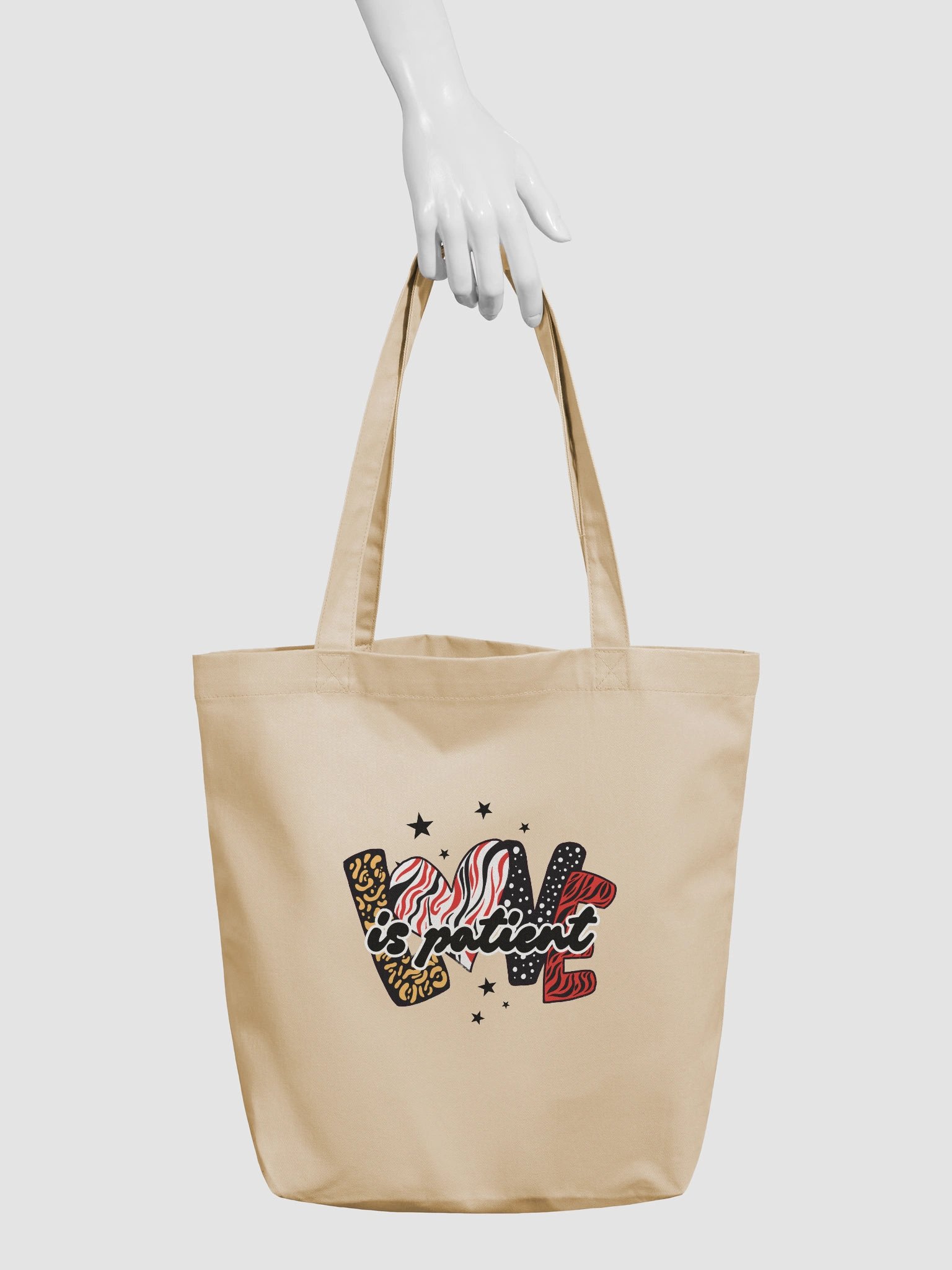 Love is Patient Eco-Friendly Tote Bag product image (3)