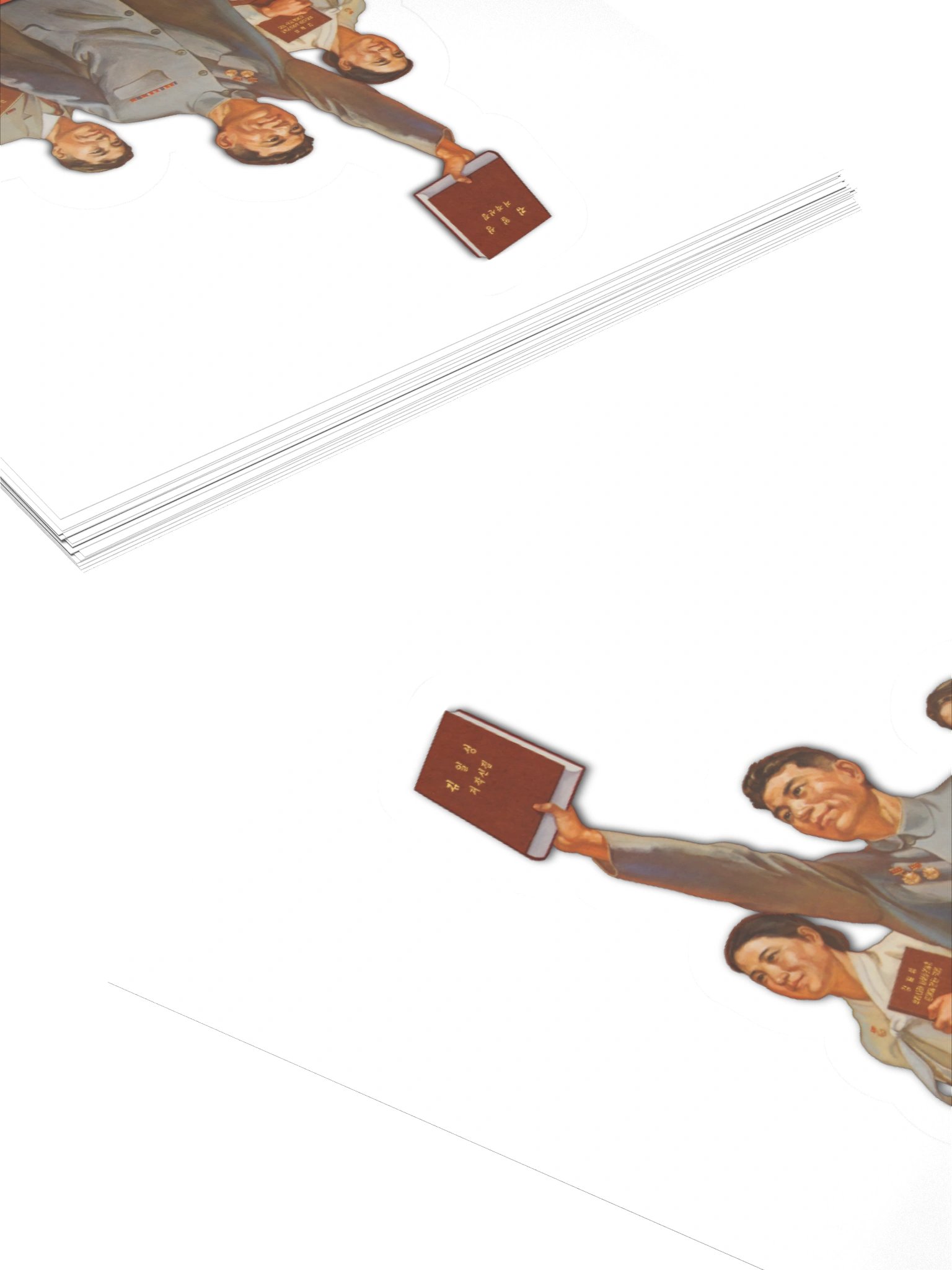DPRK Stickers | Farmer, Worker & Intellectual product image (4)