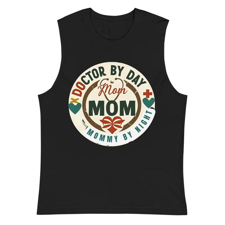 Mommy by Night Muscle Tank product image (3)
