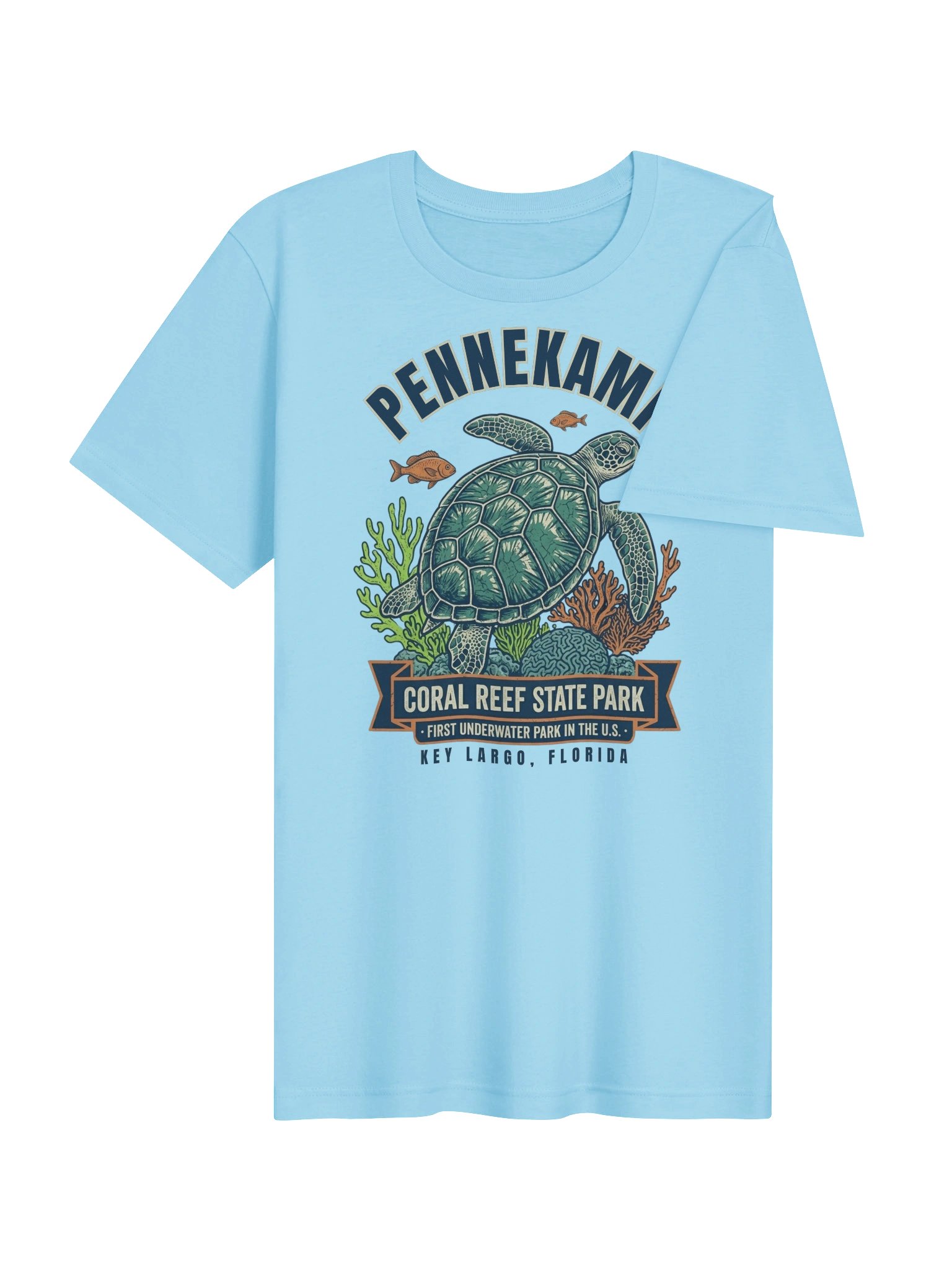John Pennekamp Vintage Sea Turtle Graphic Tee product image (4)