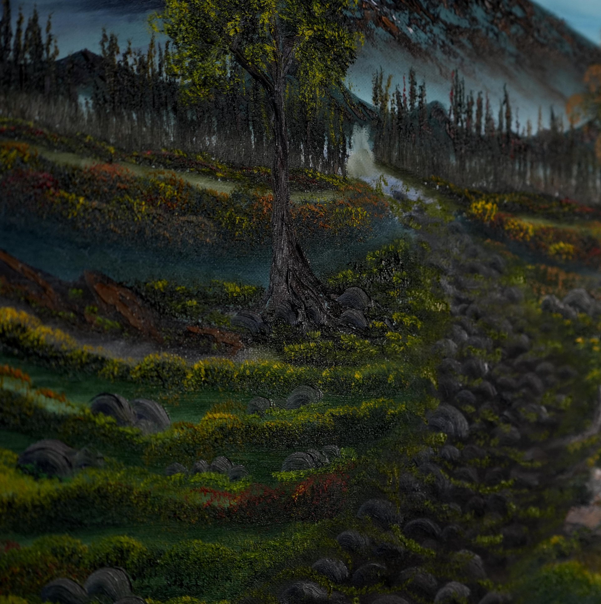 The Stone Path (Original) 18x24 Canvas product image (3)