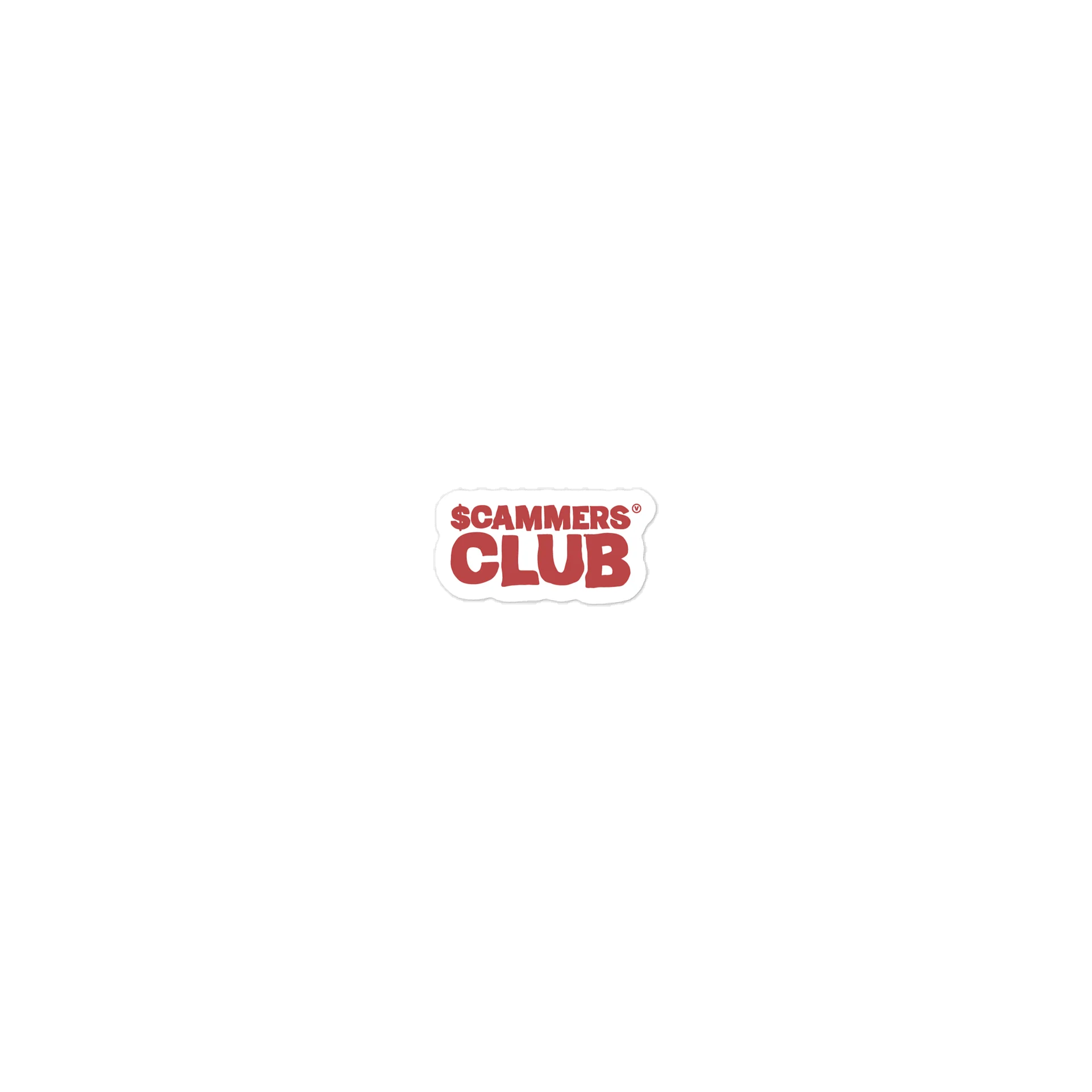 The Scammers Club Sticker product image (1)