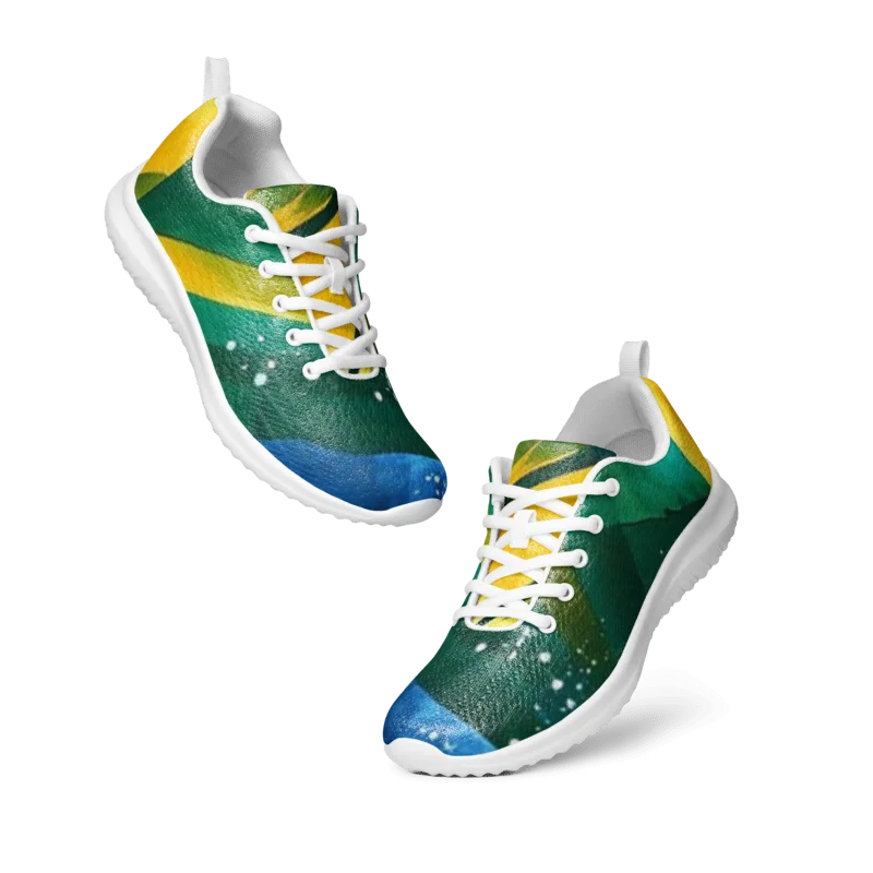 Abstract Diplomat Print - SVG - Caribbean Apples | Men's Athletic Shoes product image (6)