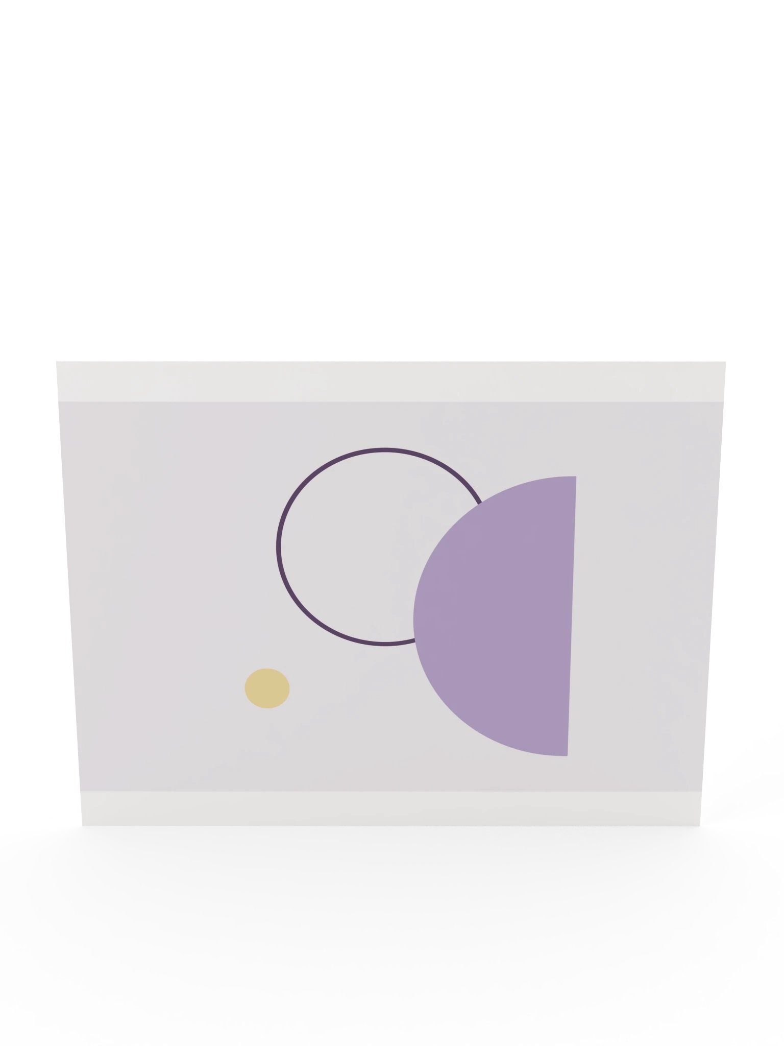 Lavender Moon Print | Abstract Bathroom Wall Art product image (12)