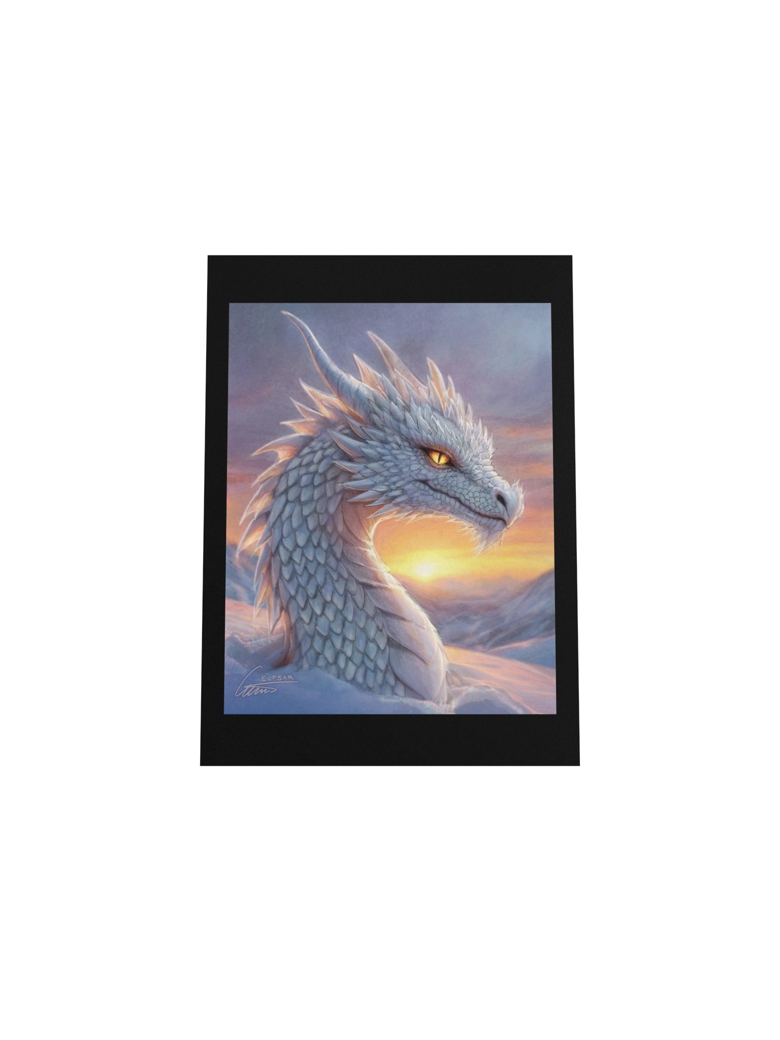 Winter Dragon Matte Print product image (4)