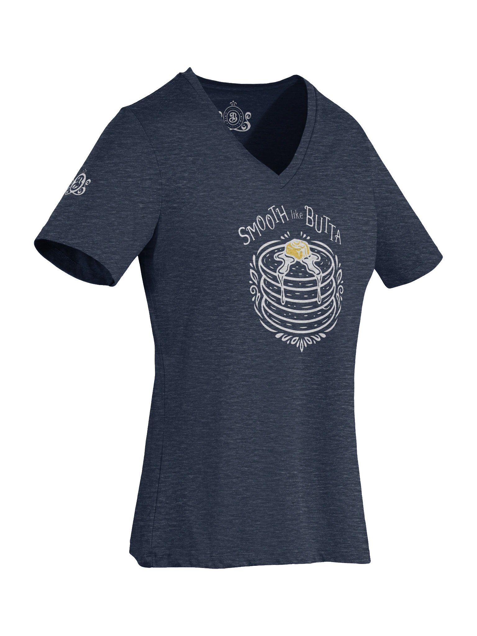 Smooth like Butta v-neck tee product image (40)