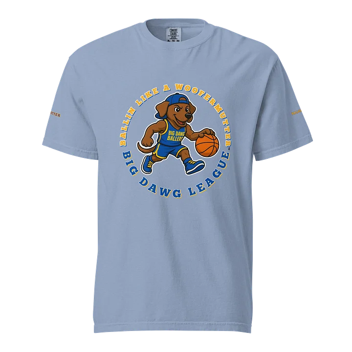 Brown Labrador Ballin Like A WooferMutter™ Unisex Garment-Dyed Heavyweight T-Shirt product image (8)