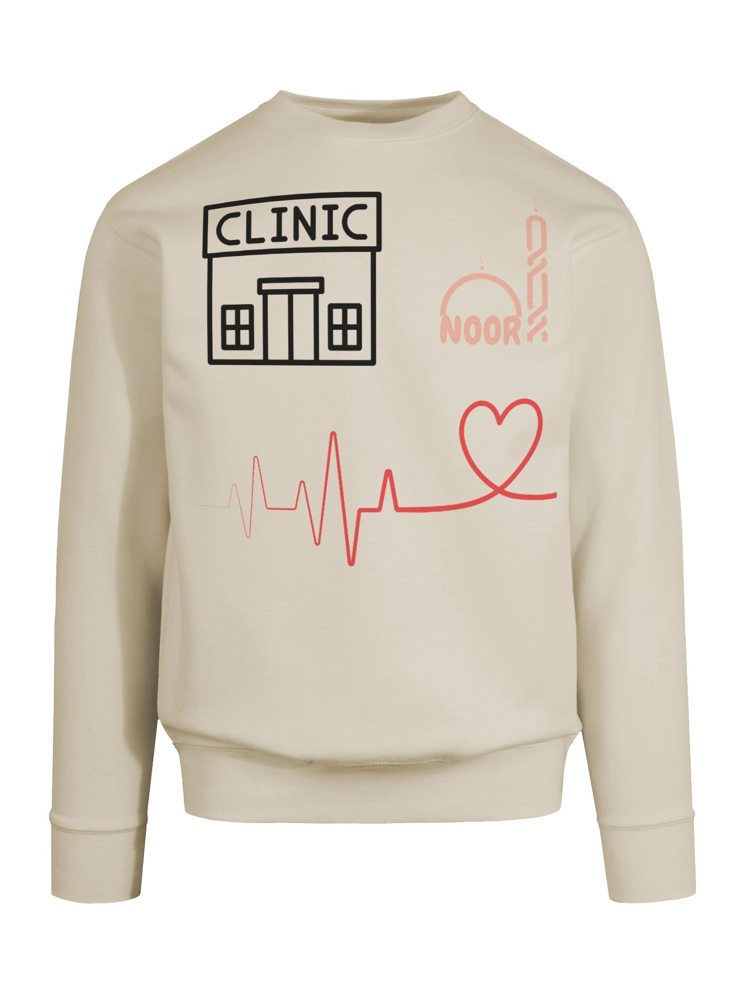 Noor Medical Premium Cotton Crew Sweatshirt product image (9)