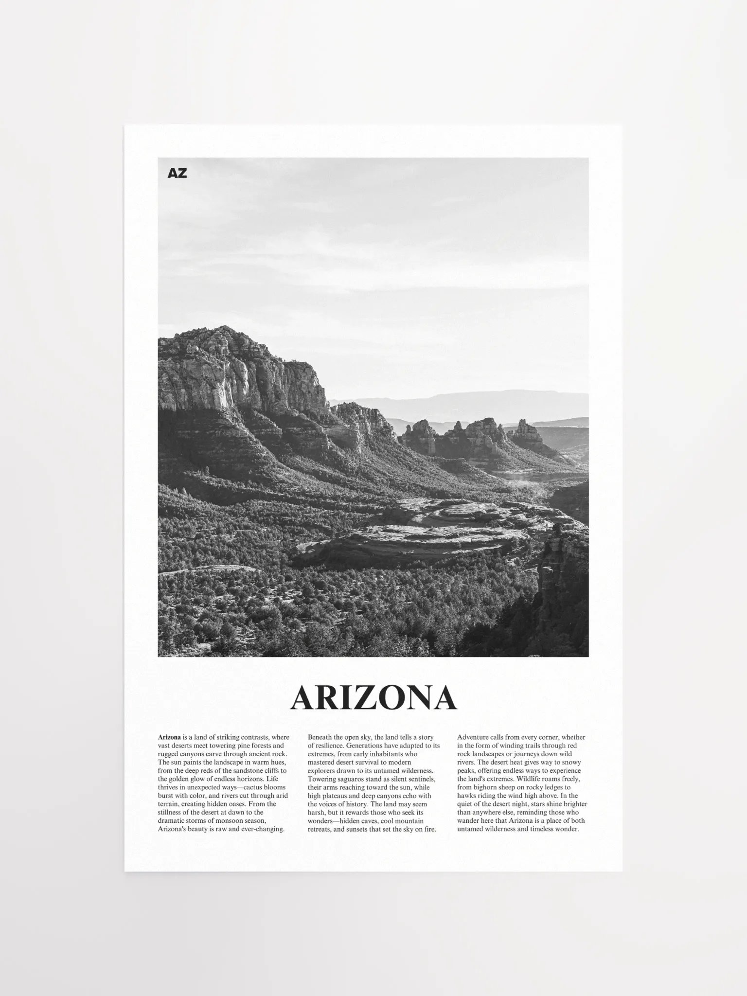 Arizona 01 Newspaper Poster product image (9)