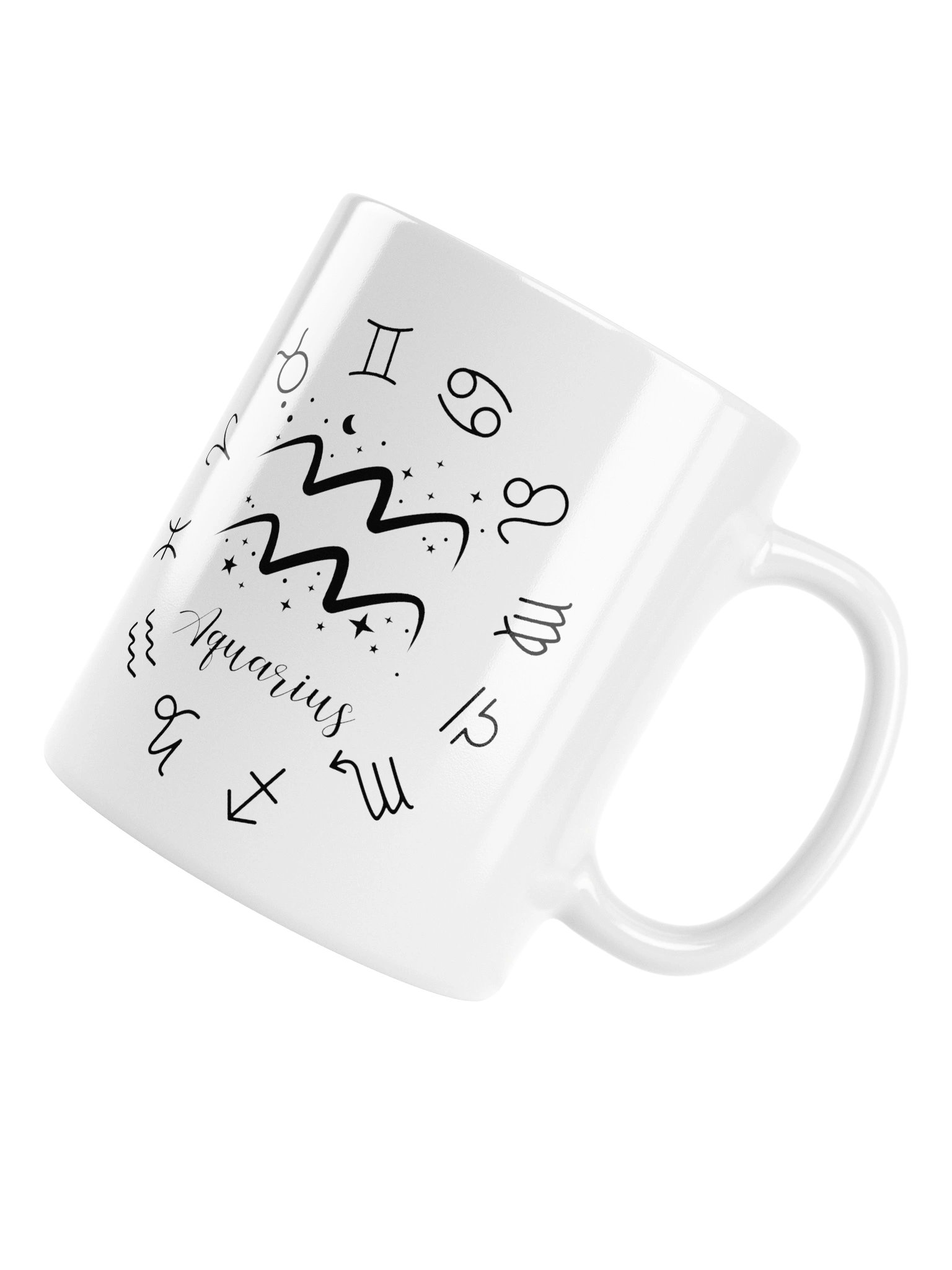 Aquarius Zodiac Mug | Unique & Independent Astrology Coffee Mug | Aquarius Gift product image (6)