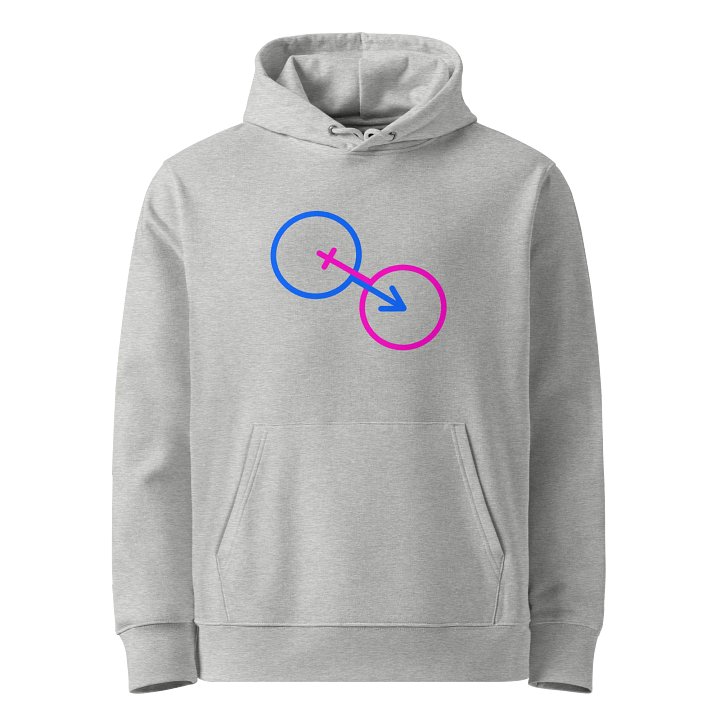 Eco-Friendly Hoodie with Traditional Gender Symbols product image (1)