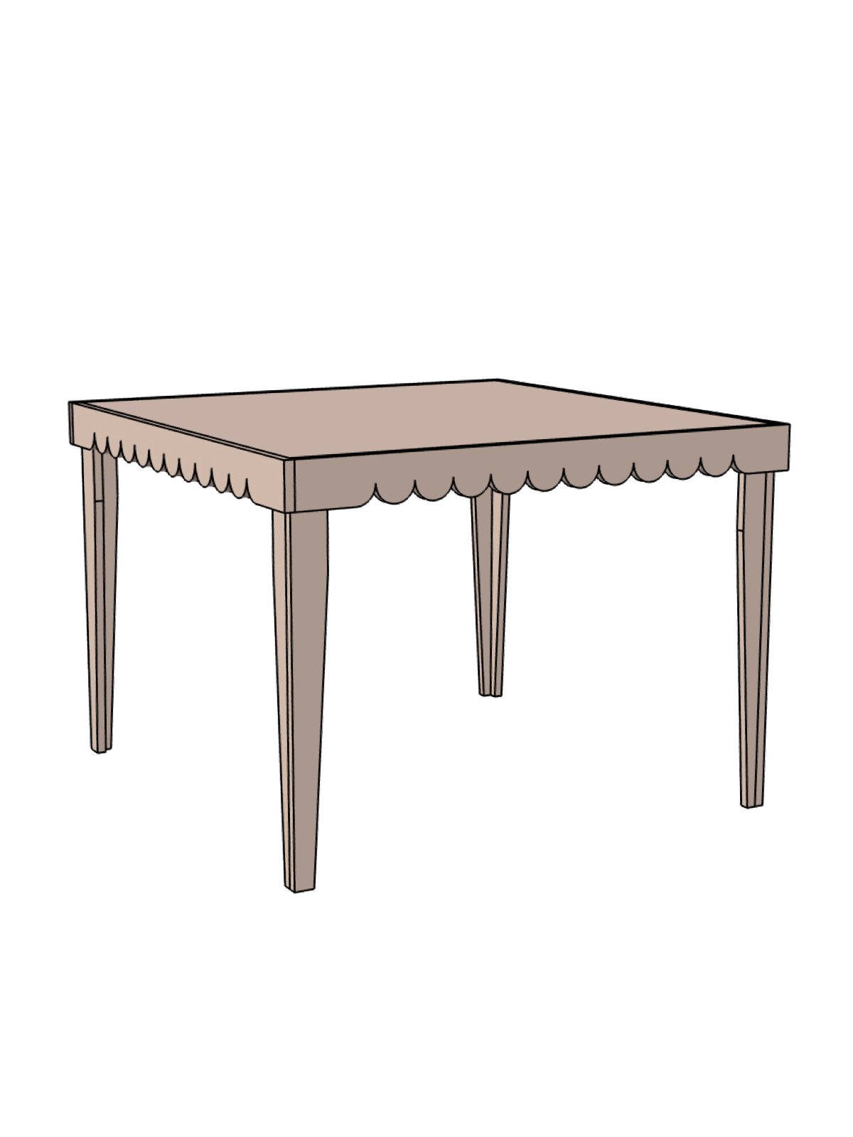 Folding Mahjong Table Plans product image (1)
