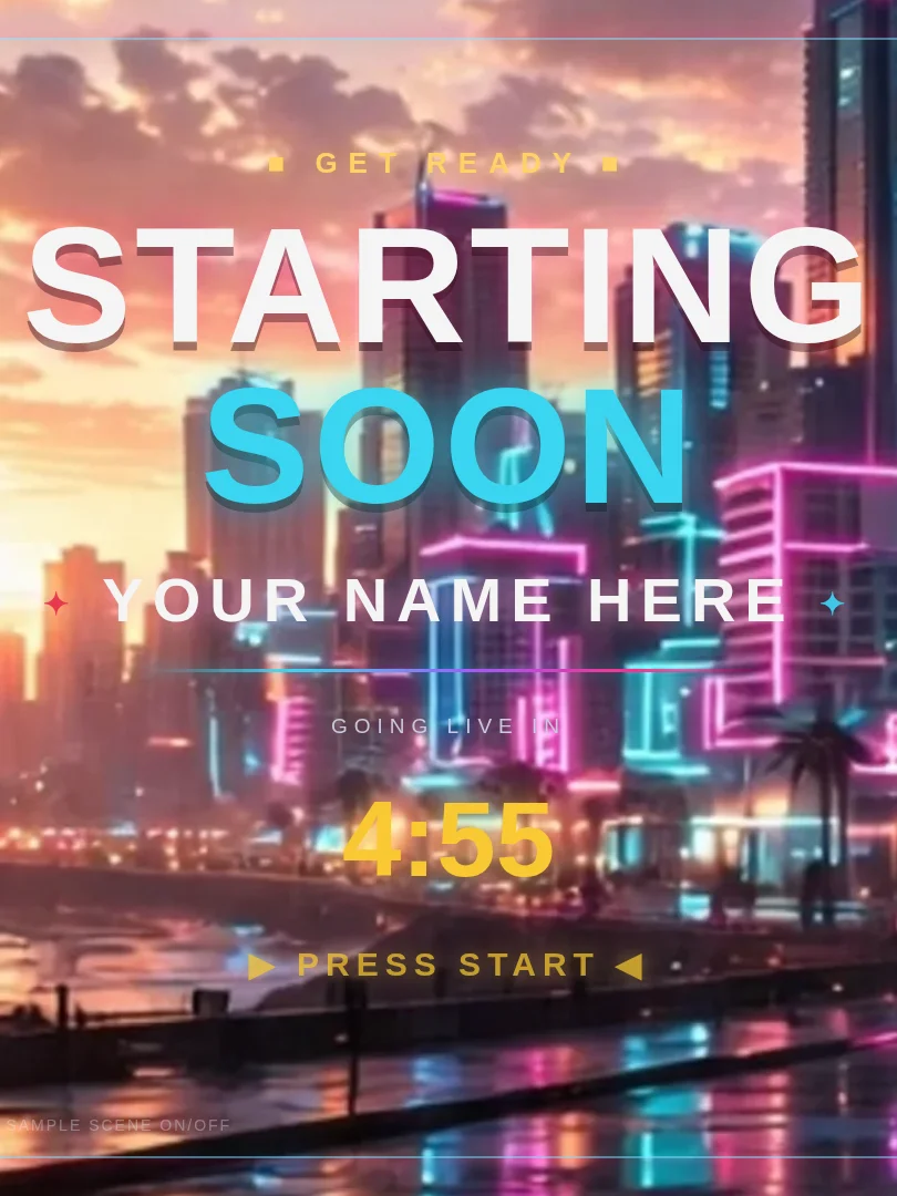 Neon Coast — Free Stream Pack product image (2)