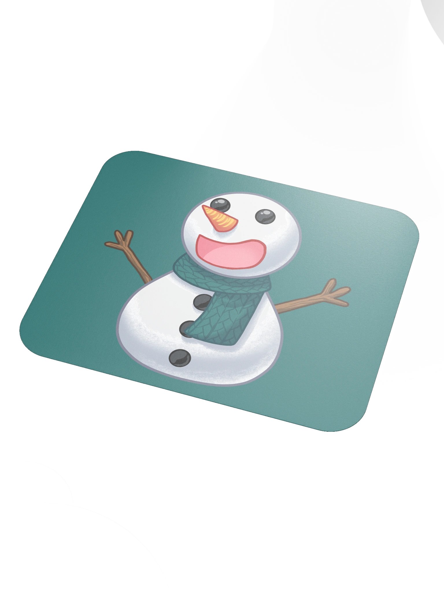 Happy Snowman Mouse Pad product image (3)