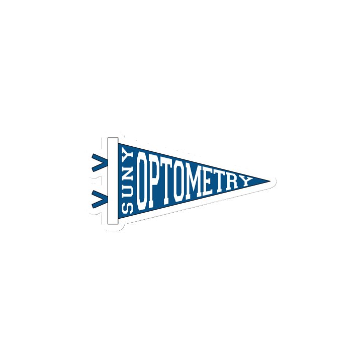 SUNY Optometry - College Pennant Magnet product image (2)
