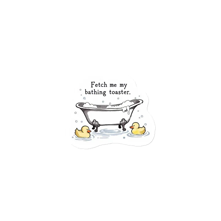 Bathing Toaster magnet product image (1)