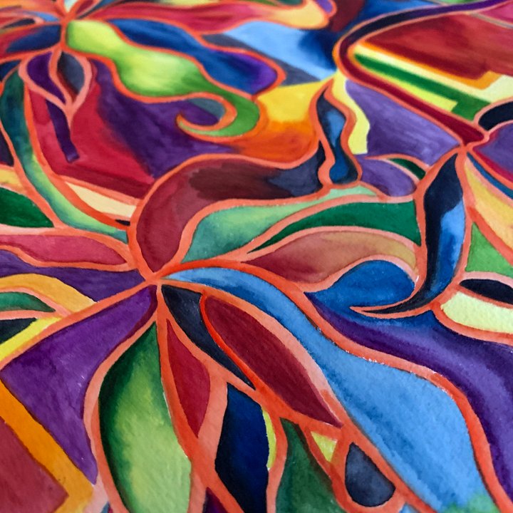 Blooms and Architecture Painting product image (2)