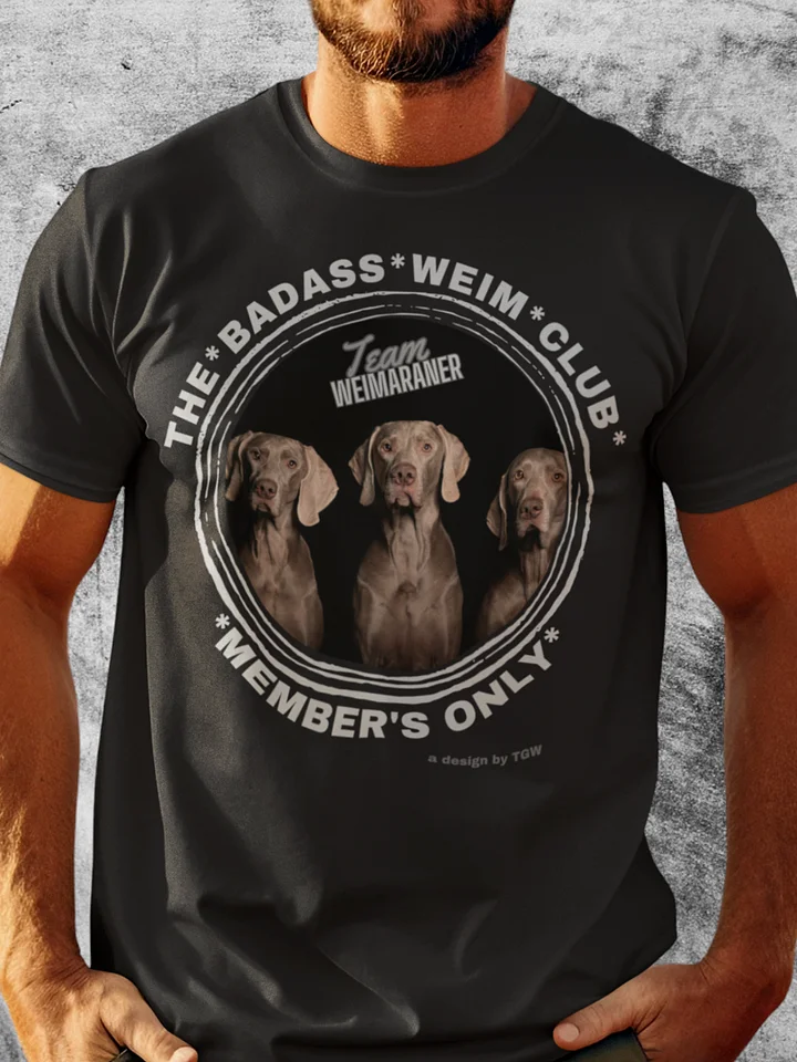 The Badass Weim Club - Bella+Canvas Supersoft T-shirt product image (1)