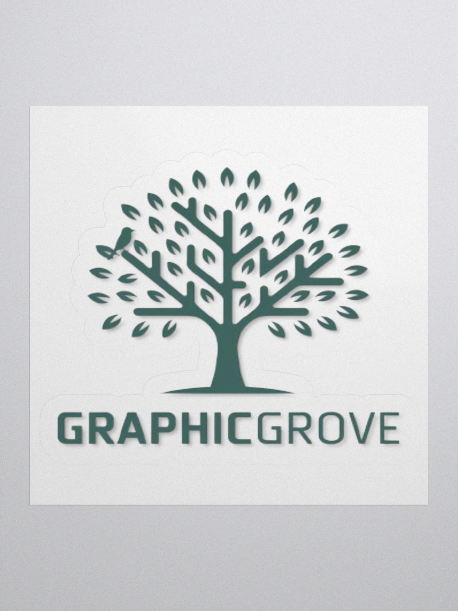 GraphicGrove Tree Logo Vinyl Sticker - Exclusive Nature-Inspired Design product image (3)