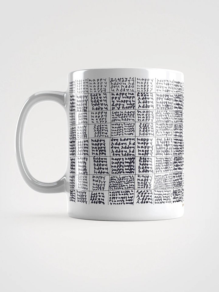 Happy White Glossy Mug product image (2)
