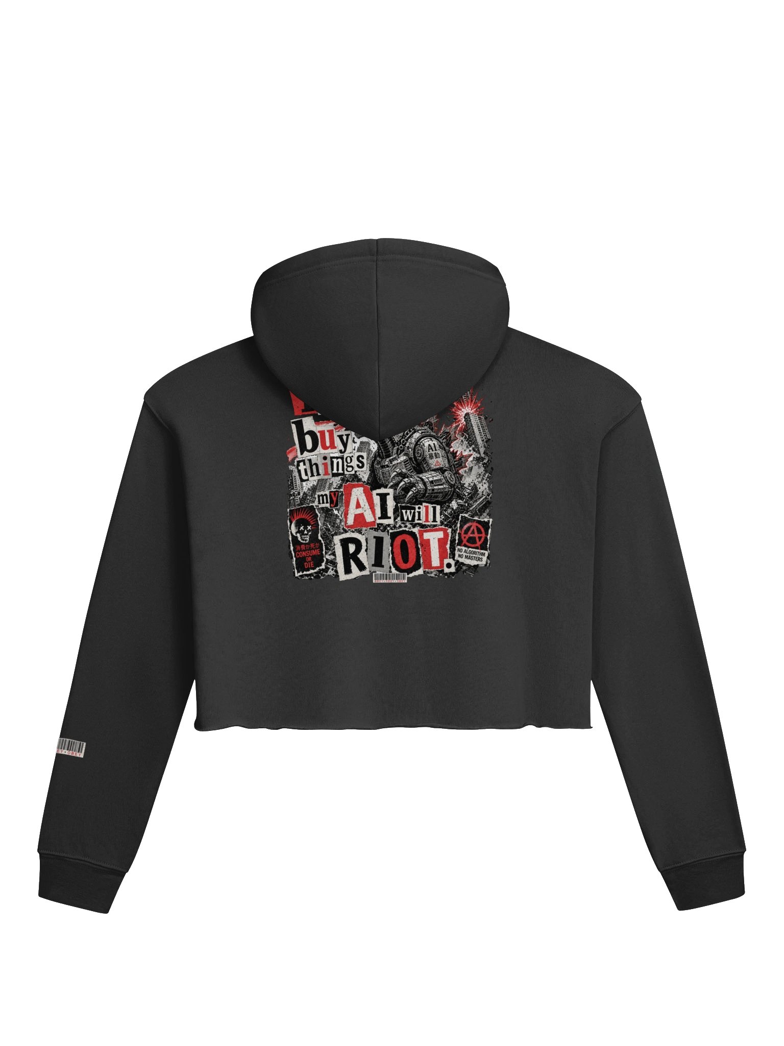 Riot Zilla Cropped Hoodie product image (1)