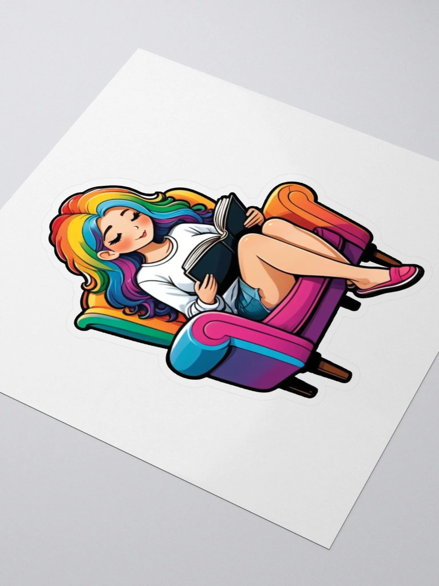 Rainbow Reader Sticker Set product image (7)