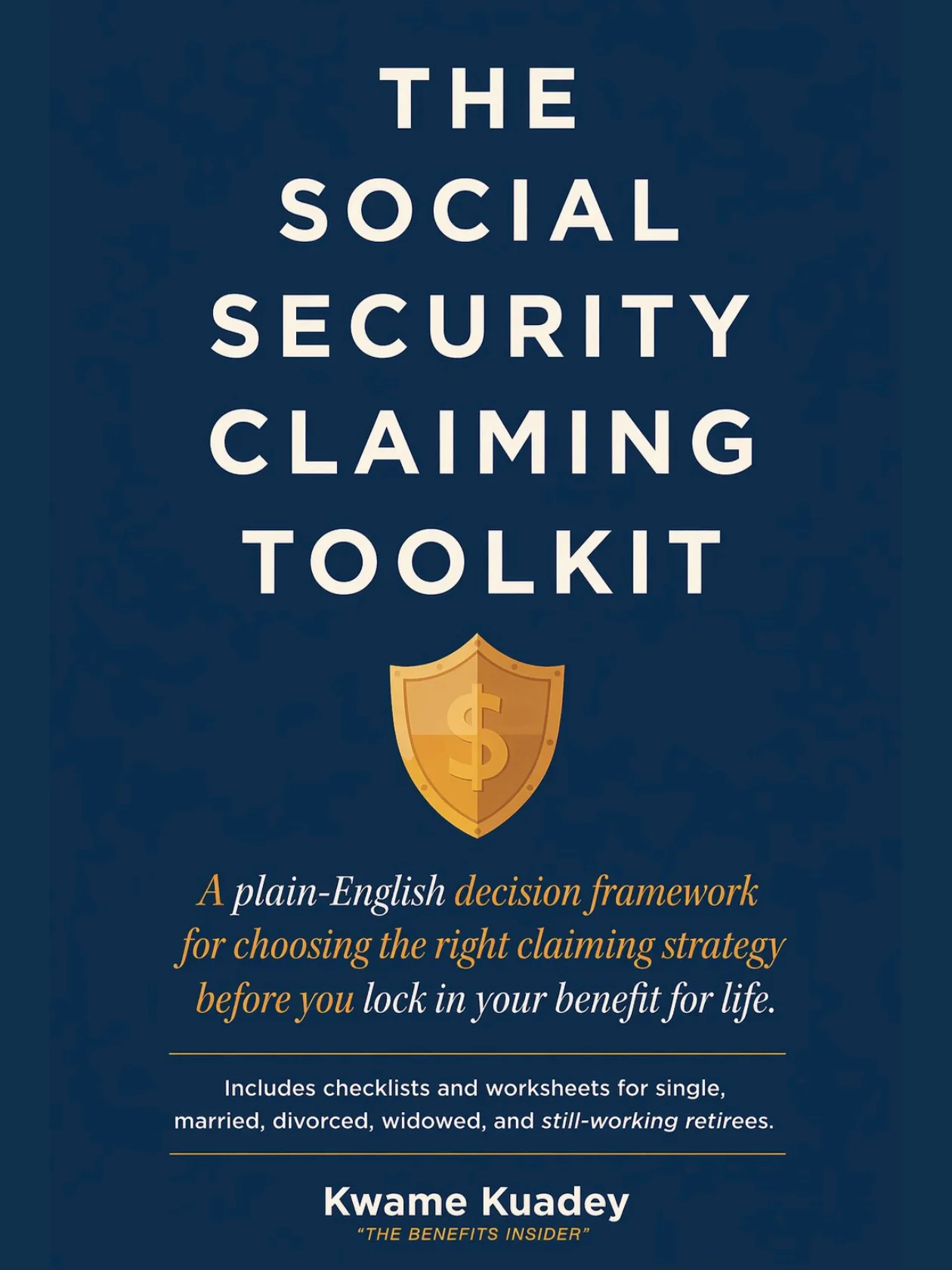 Social Security Claiming Toolkit + Private Strategy Session with Kwame product image (1)