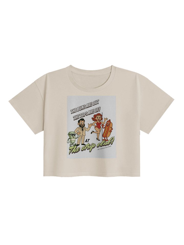 buns out tops off ladies crop top shirt product image (2)