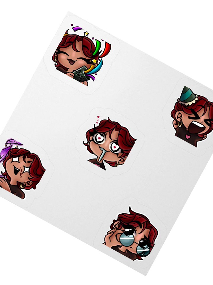 Emote stickers! product image (8)