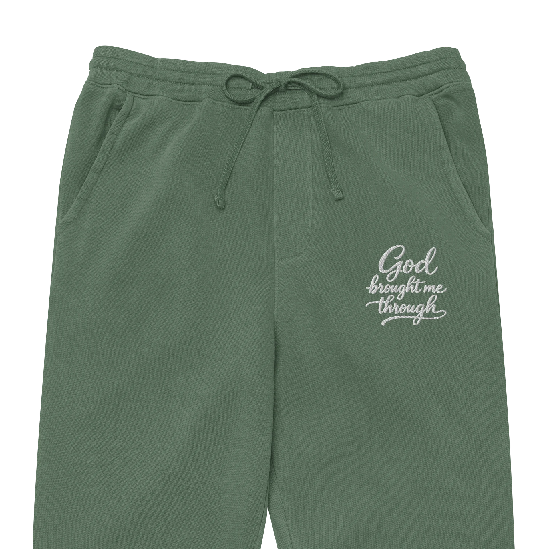 God Brought Me Through Joggers (Sky Blue Edition) product image (1)