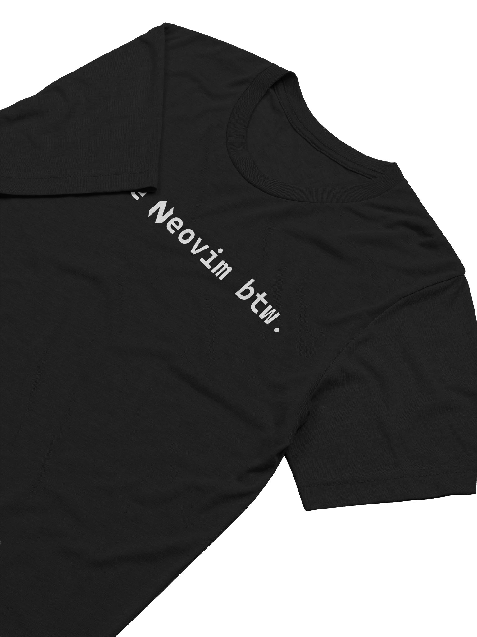 "i use neovim btw." Tri-Blend T-Shirt product image (49)